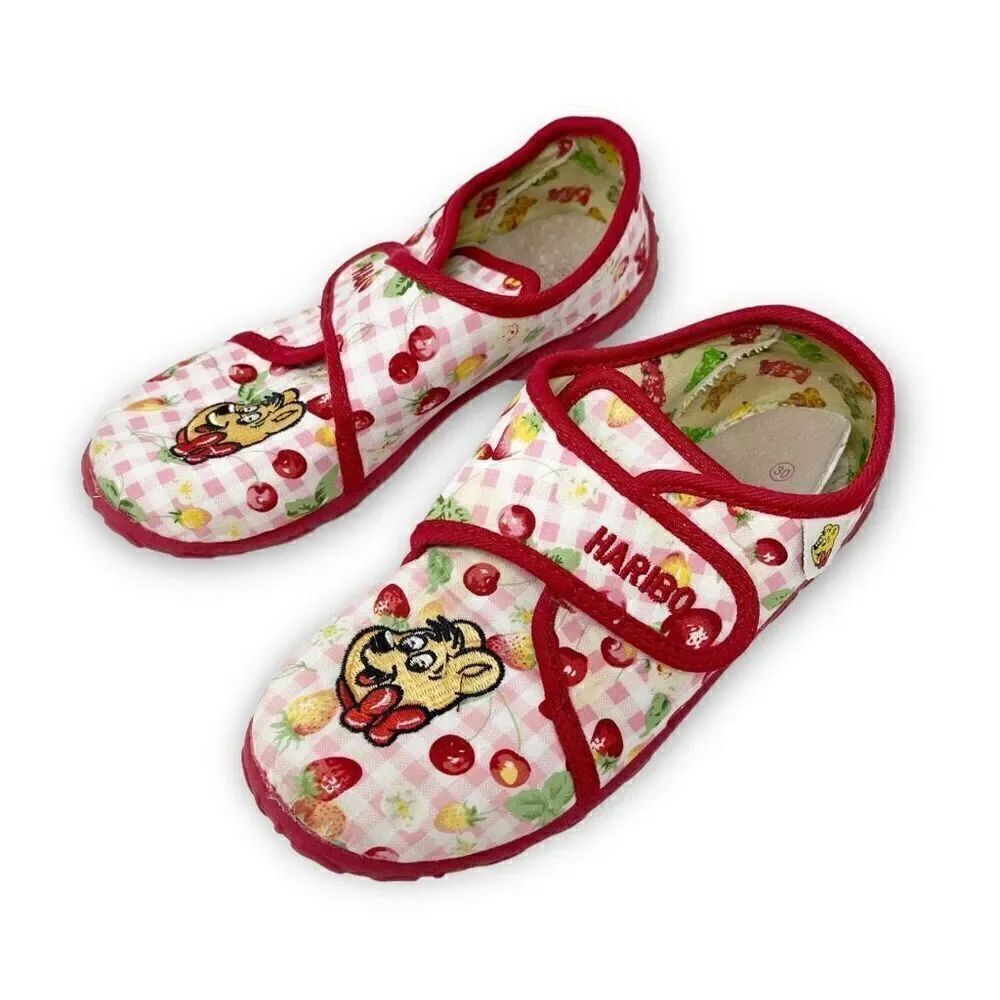 Haribo Cherry Gummy Bears Slip On Slippers Toddler Shoes Size EU 30 US 12